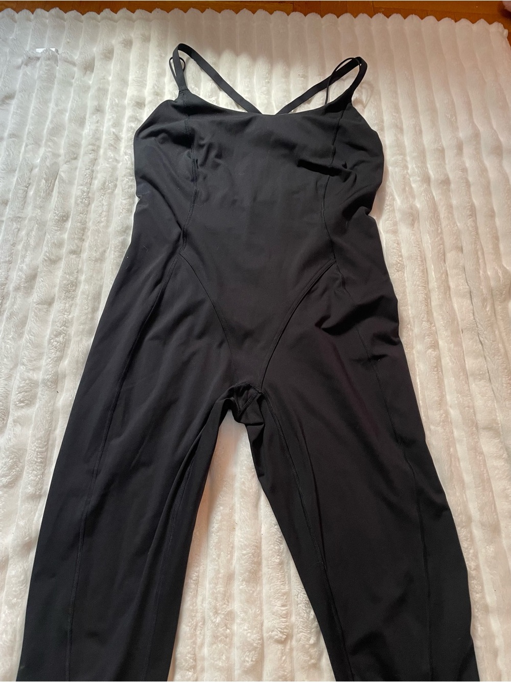 Savage X Fenty Black Sculpting One-Piece Jumpsuit - Picture 6 of 15